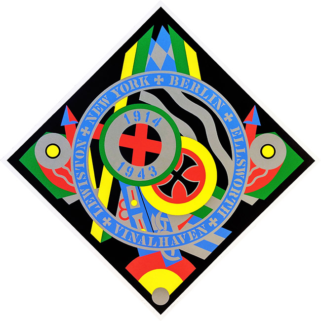 ROBERT INDIANA    "THE HARTLEY ELEGIES X"    60" X 60"