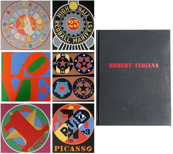ROBERT INDIANA "AMERICAN DREAMS" BOOK W/ 6 SERIGRAPHS