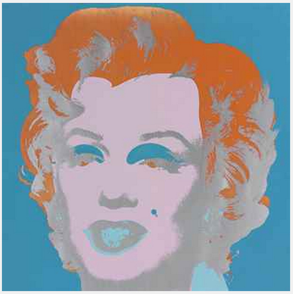 ANDY WARHOL "MARILYN II.29" SCREENPRINT 36" X  36"