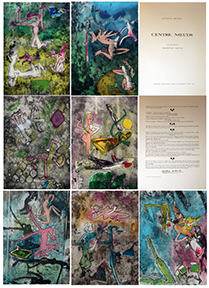 ROBERTO MATTA "CENTRE NEUDS" SUITE OF 7 ETCHINGS ..MINT