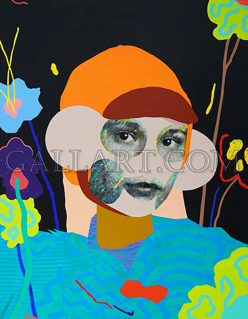 PAUL INSECT - GIRL IN FLOWERS PAUL INSECT - GIRL IN FLOWERS