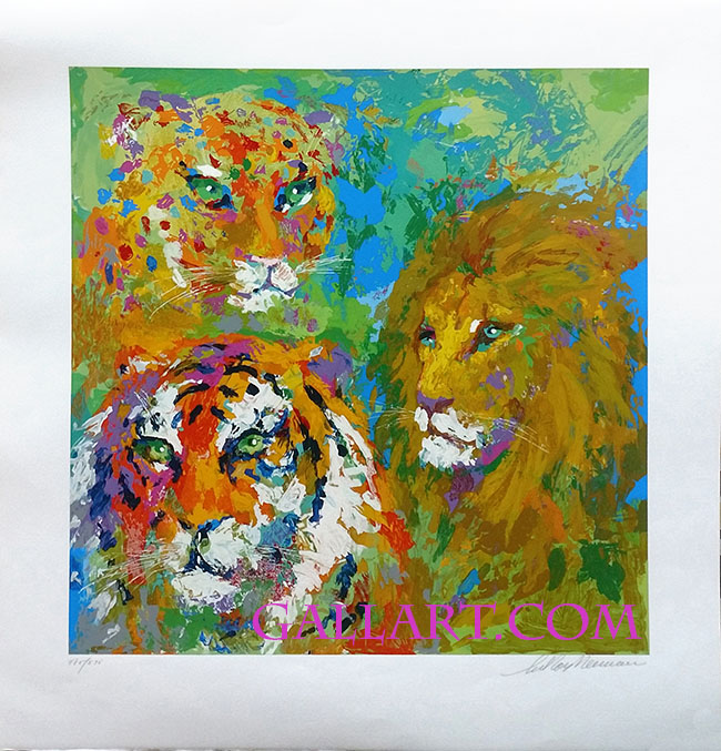 Leroy Neiman "FAMILY PORTRAIT"  Serigraph  25X24 FRAMED