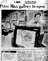 CELEBRITY & PRESS - Far out: Peter Max gallery to open